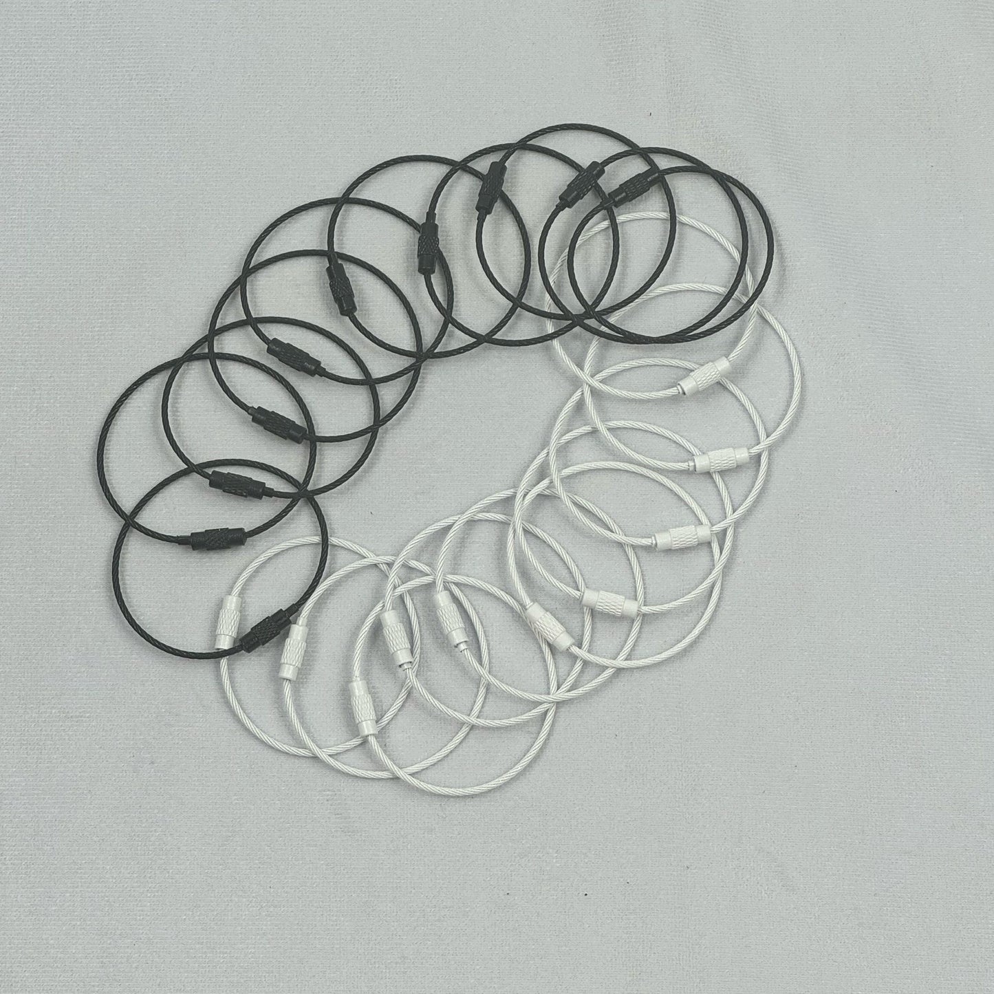 Beadable Wire Cable Rings